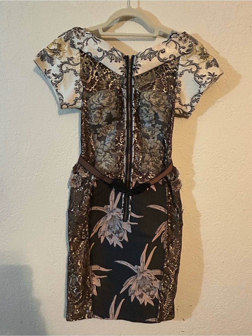 Beguile by Byron Lars Brocade Dress